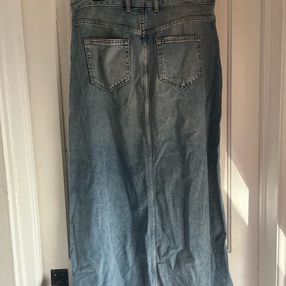 Anthropologie Pilcro Denim Maxi Skirt size 16 - Picture 5 of 9
